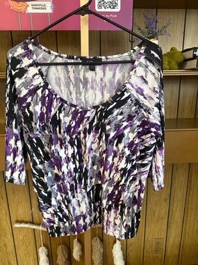 AGB Purple Back Blouse